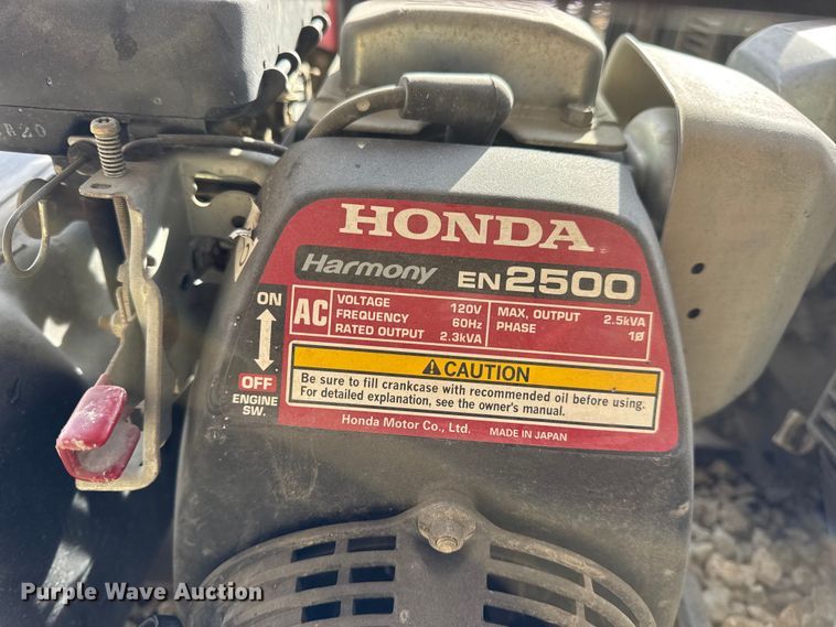image for item EN0741 (5) Honda generators