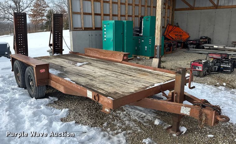 image for item EN0745 1992 Belshe CT-2 equipment trailer