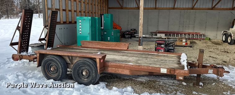 image for item EN0745 1992 Belshe CT-2 equipment trailer