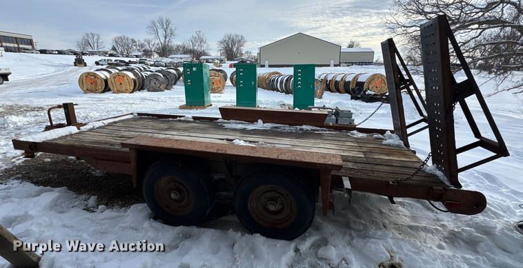 image for item EN0745 1992 Belshe CT-2 equipment trailer