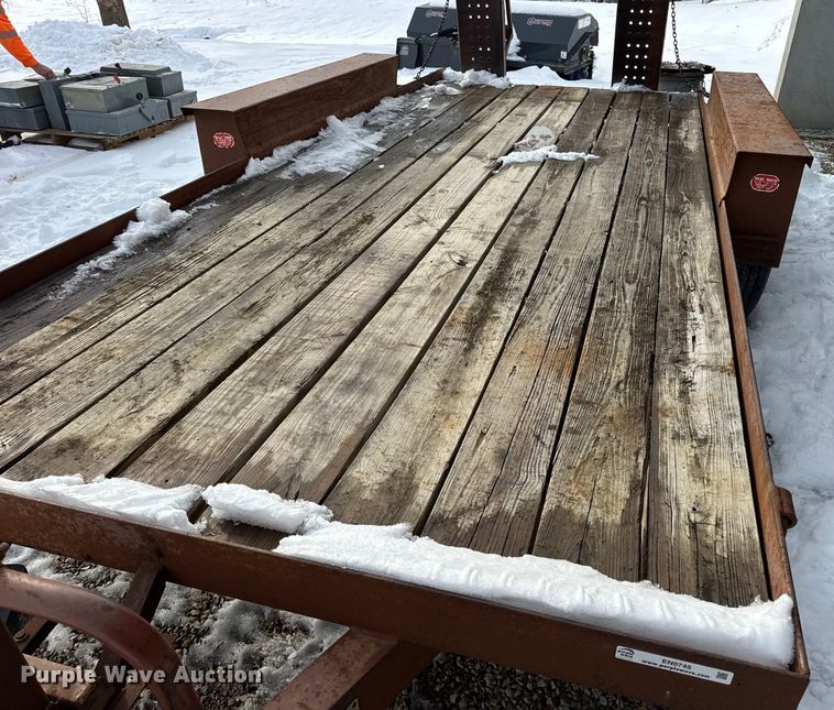 image for item EN0745 1992 Belshe CT-2 equipment trailer