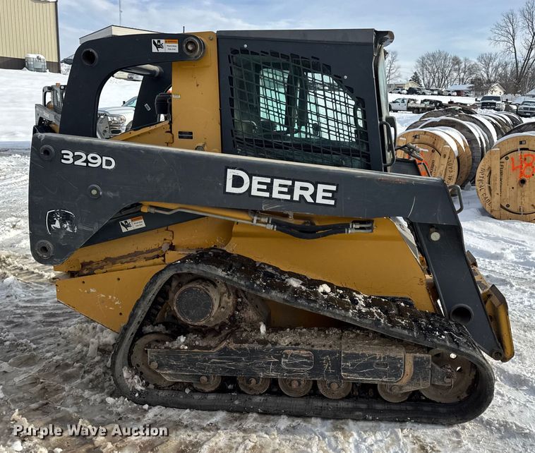 image for item EN0746 2012 John Deere 329D skid steer loader