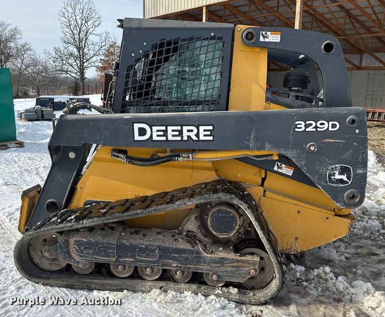image for item EN0746 2012 John Deere 329D skid steer loader