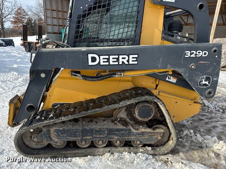 image for item EN0746 2012 John Deere 329D skid steer loader