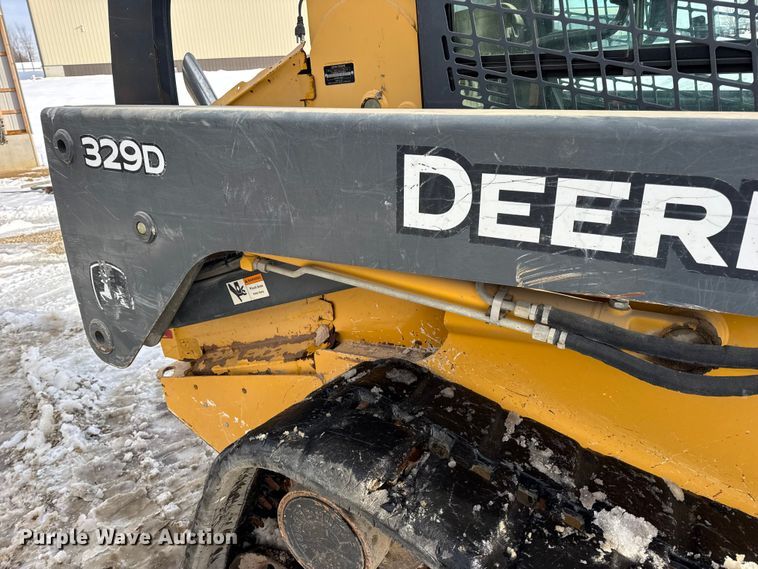 image for item EN0746 2012 John Deere 329D skid steer loader