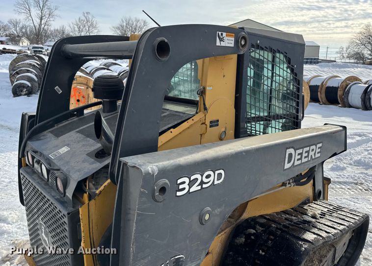 image for item EN0746 2012 John Deere 329D skid steer loader