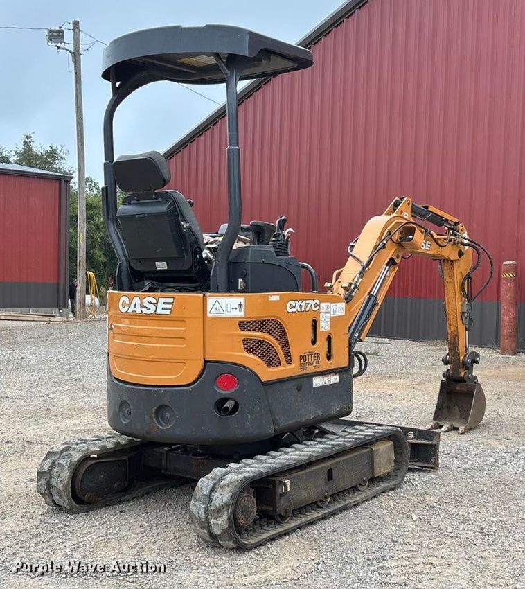 image for item EN5685 2017 Case CX17C mini excavator