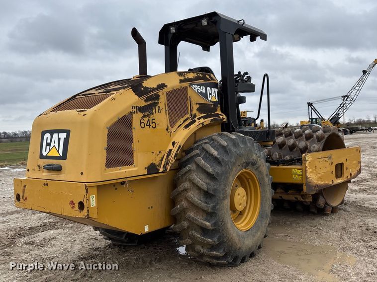 image for item EN5844 2015 Caterpillar CP54B single drum roller