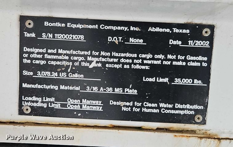 image for item EO4863 1991 Peterbilt 378 tank truck