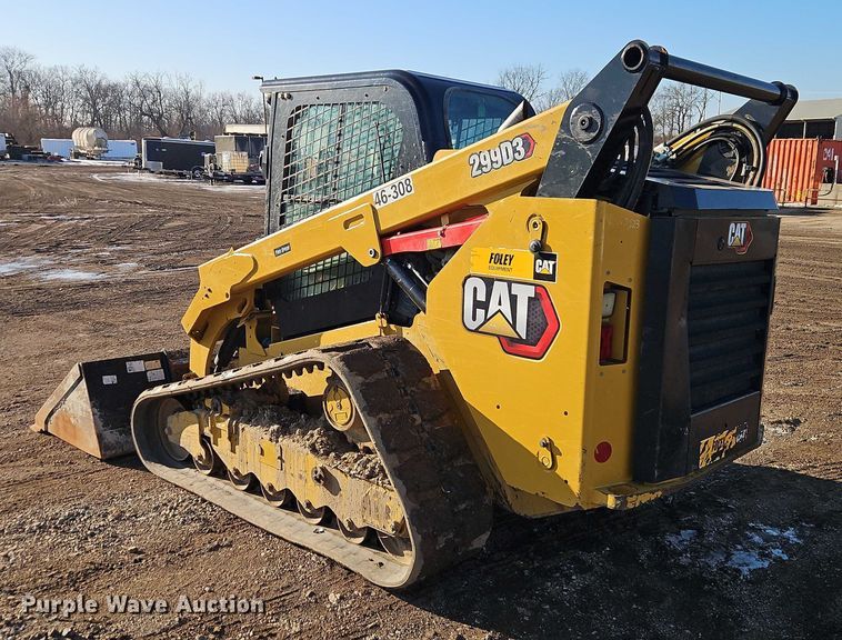 image for item EO4873 2022 Caterpillar 299D3 tracked skid steer loader
