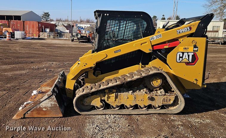 image for item EO4873 2022 Caterpillar 299D3 tracked skid steer loader