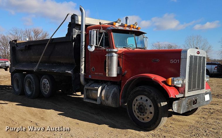 image for item EO4883 1995 Peterbilt 379 dump truck