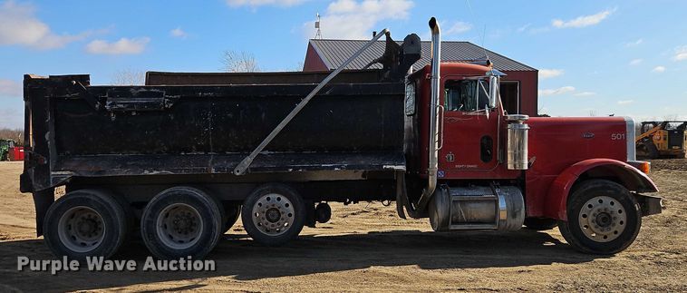 image for item EO4883 1995 Peterbilt 379 dump truck