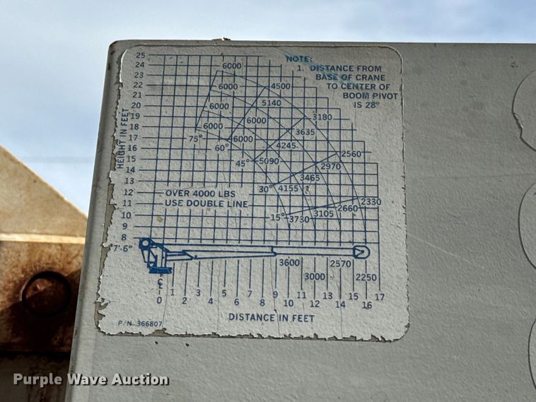 image for item EP0993 1999 Ford F-800 utility / service truck