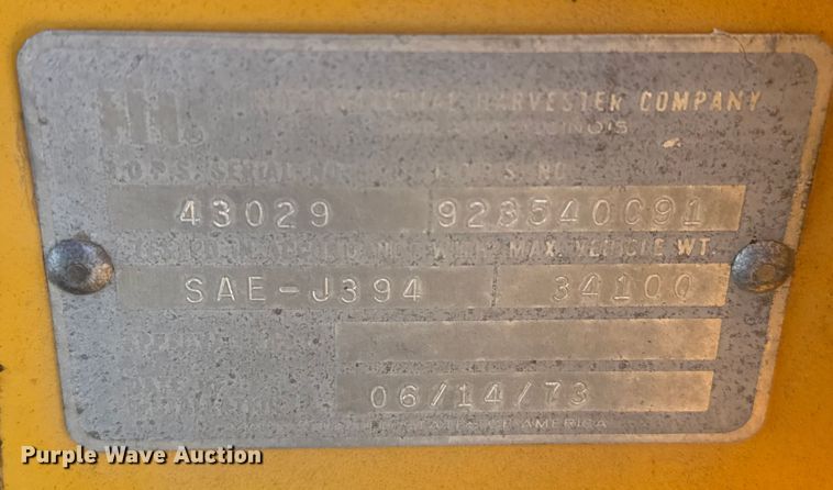 image for item EP2541 International Harvester H65 wheel loader