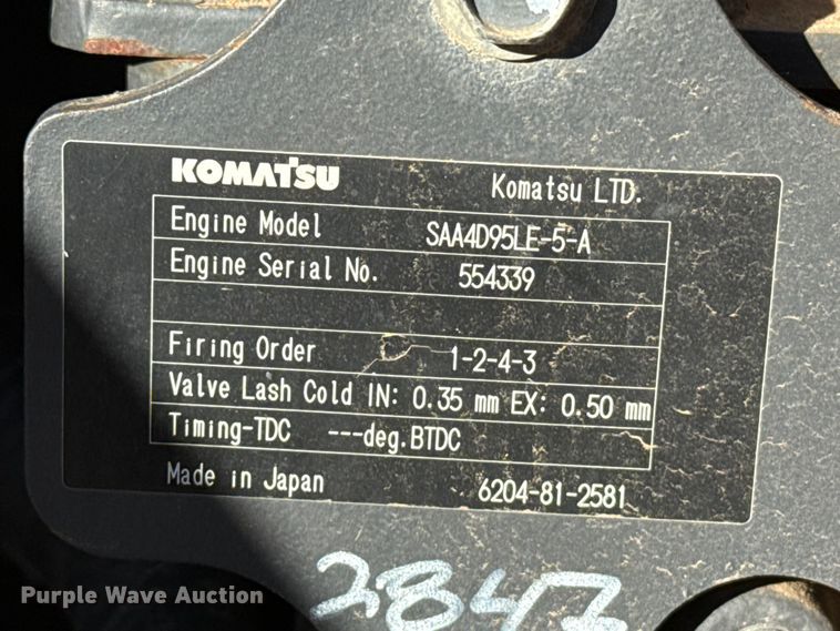 image for item EP2547 2011 Komatsu D37EX-22 dozer