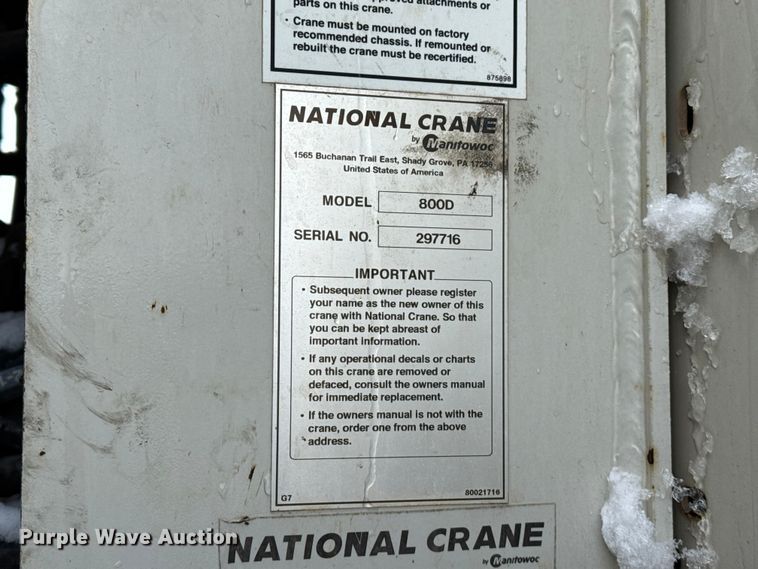 image for item EP2686 2013 Peterbilt 365 crane truck