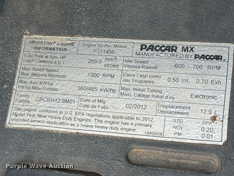 image for item EP2686 2013 Peterbilt 365 crane truck