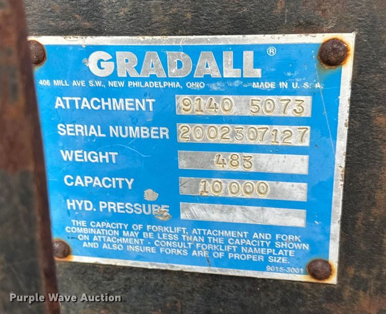 image for item ER0302 2004 JLG Gradall G9-43A telehandler