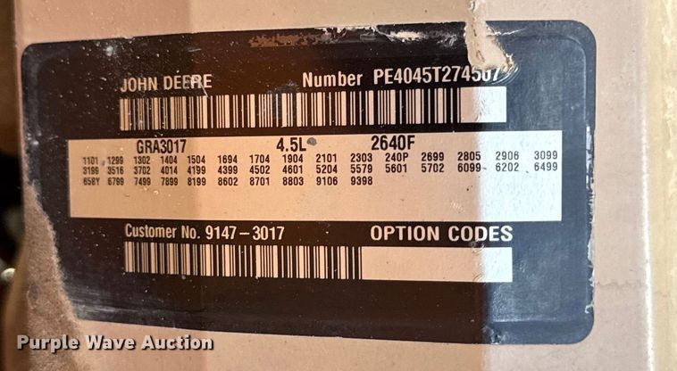 image for item ER0302 2004 JLG Gradall G9-43A telehandler