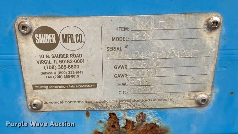 image for item ER0307 1991 Sauber 1539 reel trailer