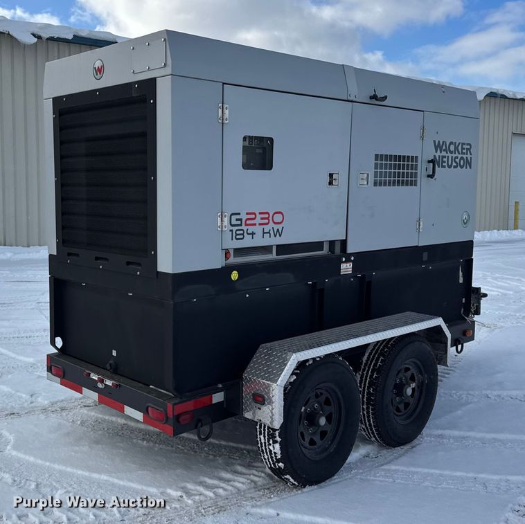 image for item ER0318 2022 Wacker Neuson G230 generator