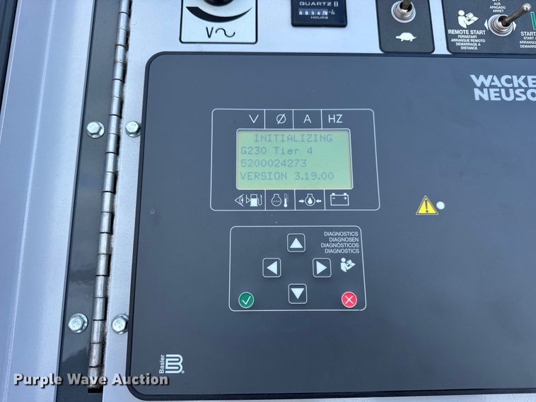 image for item ER0318 2022 Wacker Neuson G230 generator