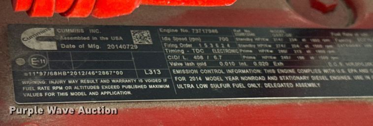 image for item ER0318 2022 Wacker Neuson G230 generator