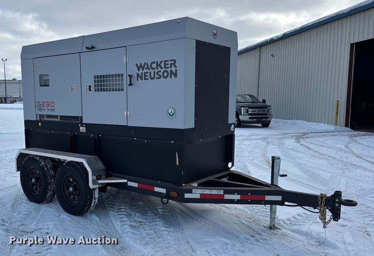 image for item ER0319 2022 Wacker Neuson G230 generator