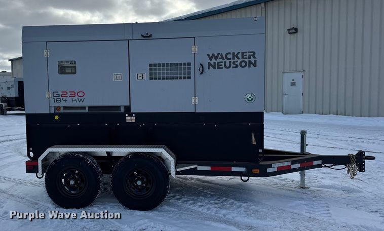 image for item ER0319 2022 Wacker Neuson G230 generator
