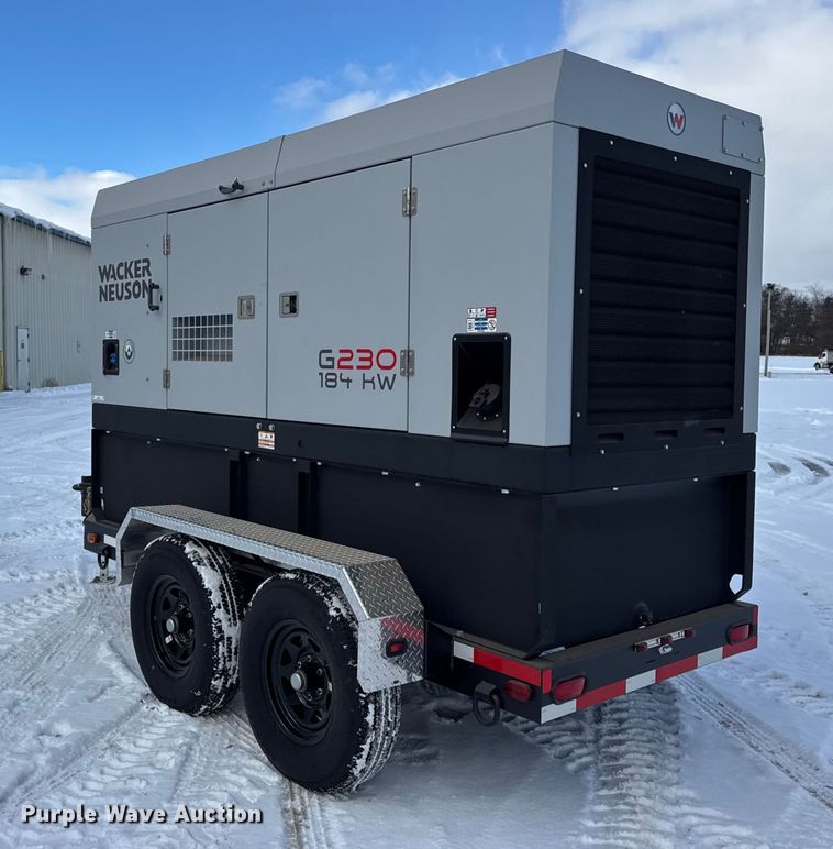 image for item ER0319 2022 Wacker Neuson G230 generator