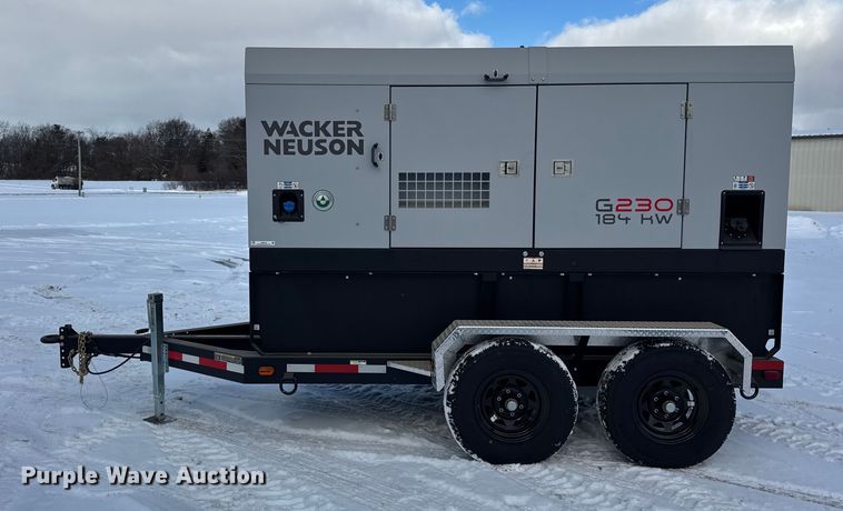 image for item ER0319 2022 Wacker Neuson G230 generator