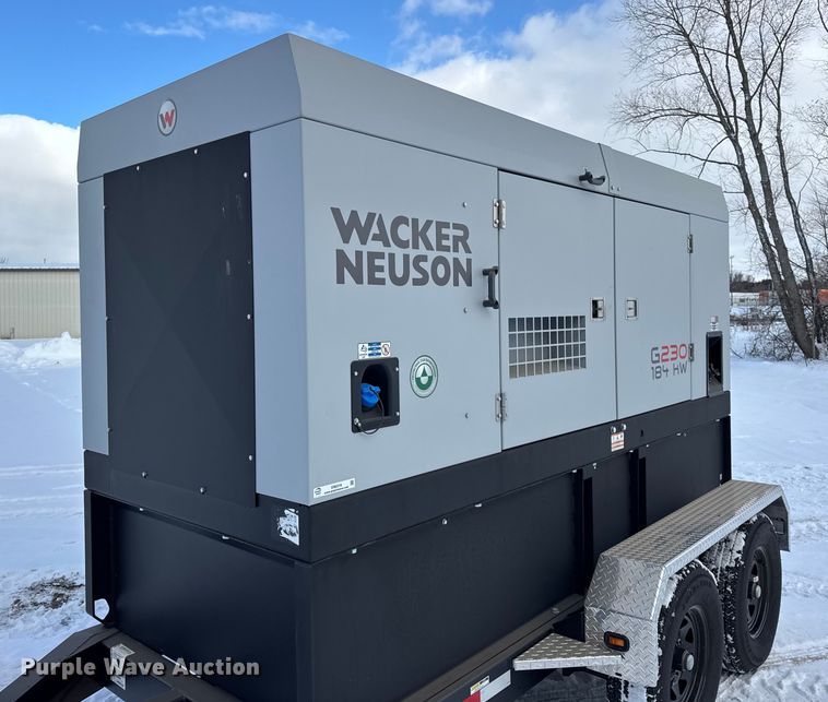 image for item ER0319 2022 Wacker Neuson G230 generator