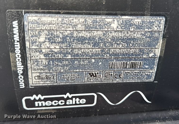 image for item ER0319 2022 Wacker Neuson G230 generator