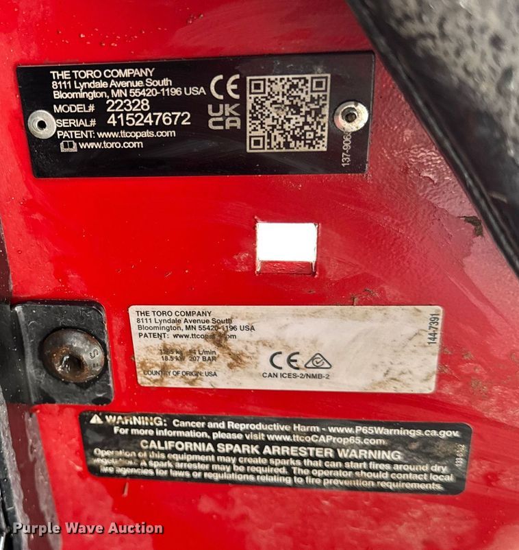 image for item ER0322 2023 Toro Dingo TX1000 compact utility loader