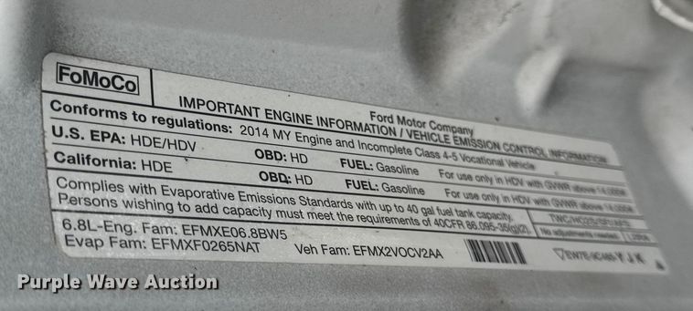image for item ER0326 2014 Ford F450 Super Duty bucket truck