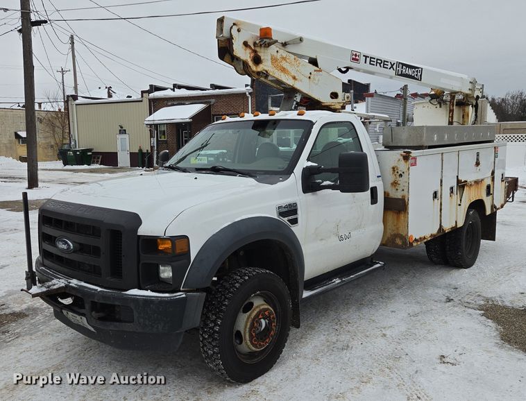 2008 Ford F450 Bucket Truck VIN: 1FDXF47Y38EE12147 Lot: 999330117