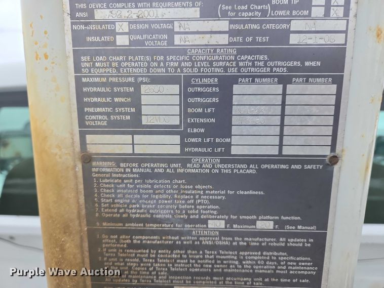 image for item ES2593 2008 Ford F450 bucket truck