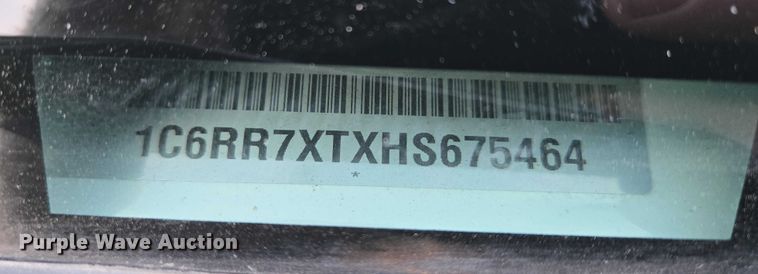 image for item ES2622 2017 RAM 1500 Crew Cab pickup truck