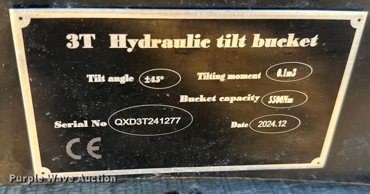 image for item ET4010 2024 GIYI mini excavator bucket