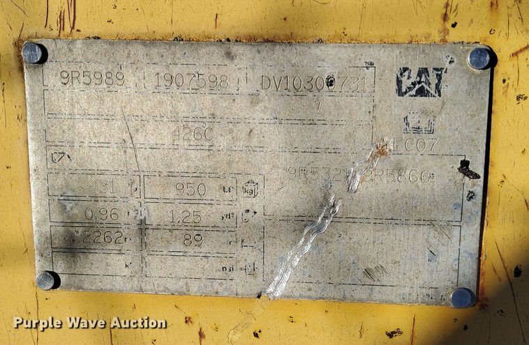 image for item ET4030 Caterpillar backhoe bucket