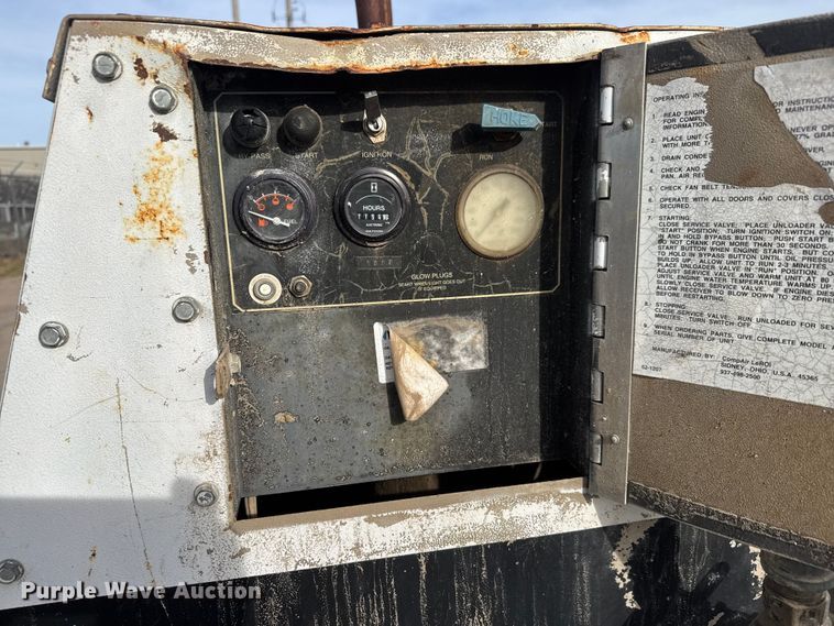 image for item ET4048 2002 CompAir LeRoi Q185DJ-E air compressor