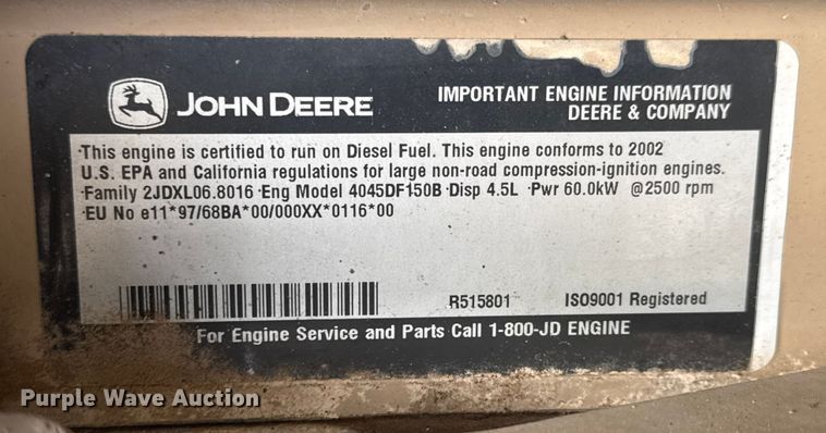 image for item ET4048 2002 CompAir LeRoi Q185DJ-E air compressor