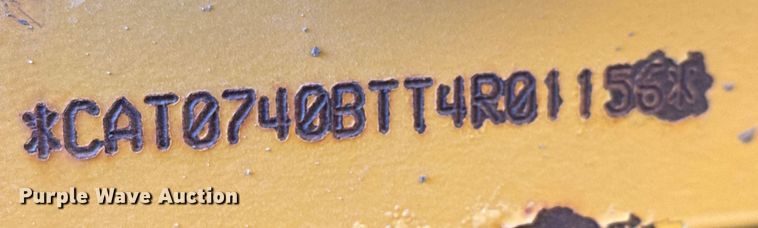 image for item ET4050 2012 Caterpillar 740B articulated haul truck