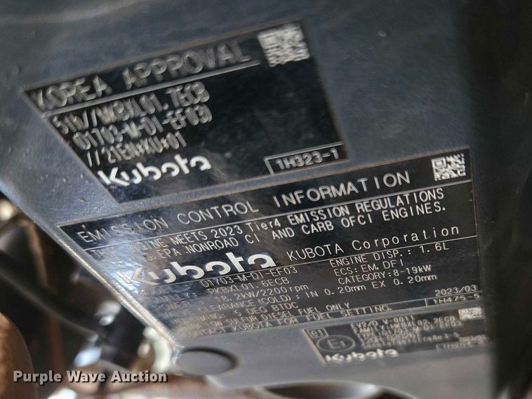 image for item ET5280 2022 Bobcat E32i mini excavator