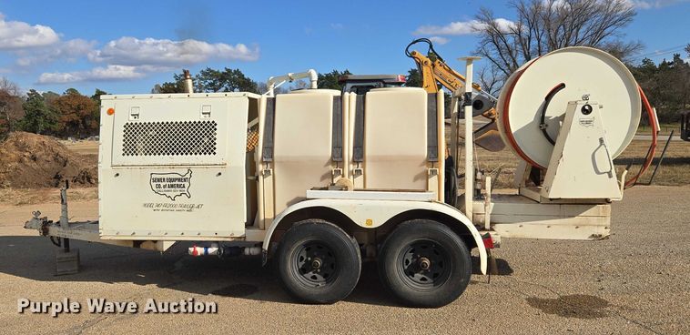 image for item ET5288 1996 Sewer Equipment CO.  sewer jetter trailer