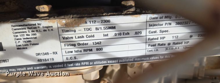 image for item ET5366 1987 Ingersoll Rand SD-100F single drum vibratory roller