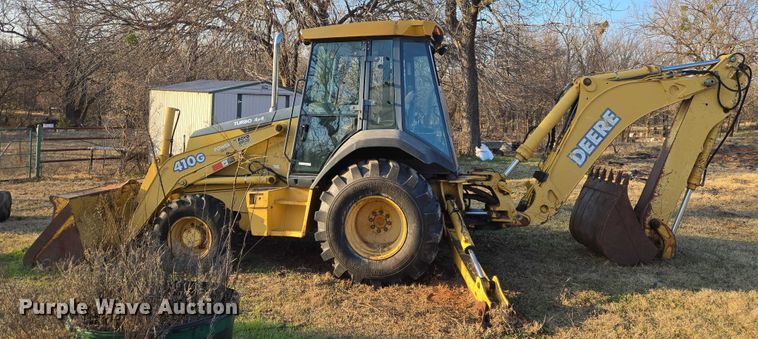 image for item ET5373 2002 John Deere 410G backhoe