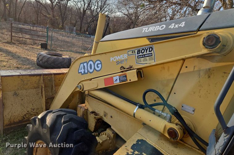 image for item ET5373 2002 John Deere 410G backhoe