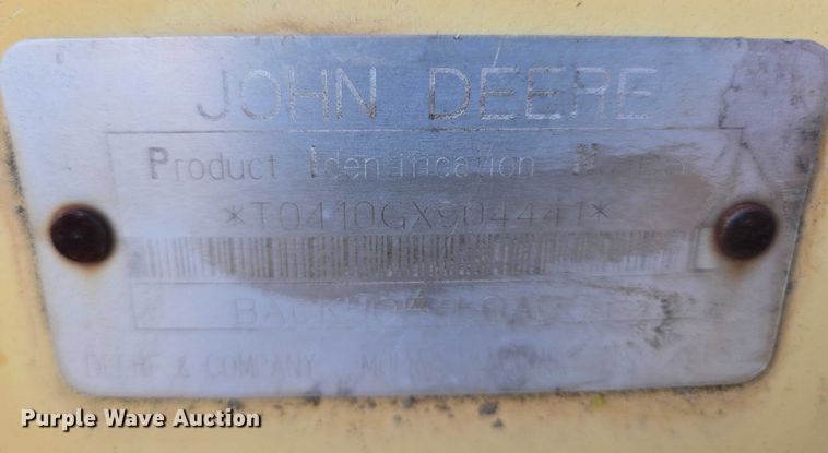 image for item ET5373 2002 John Deere 410G backhoe